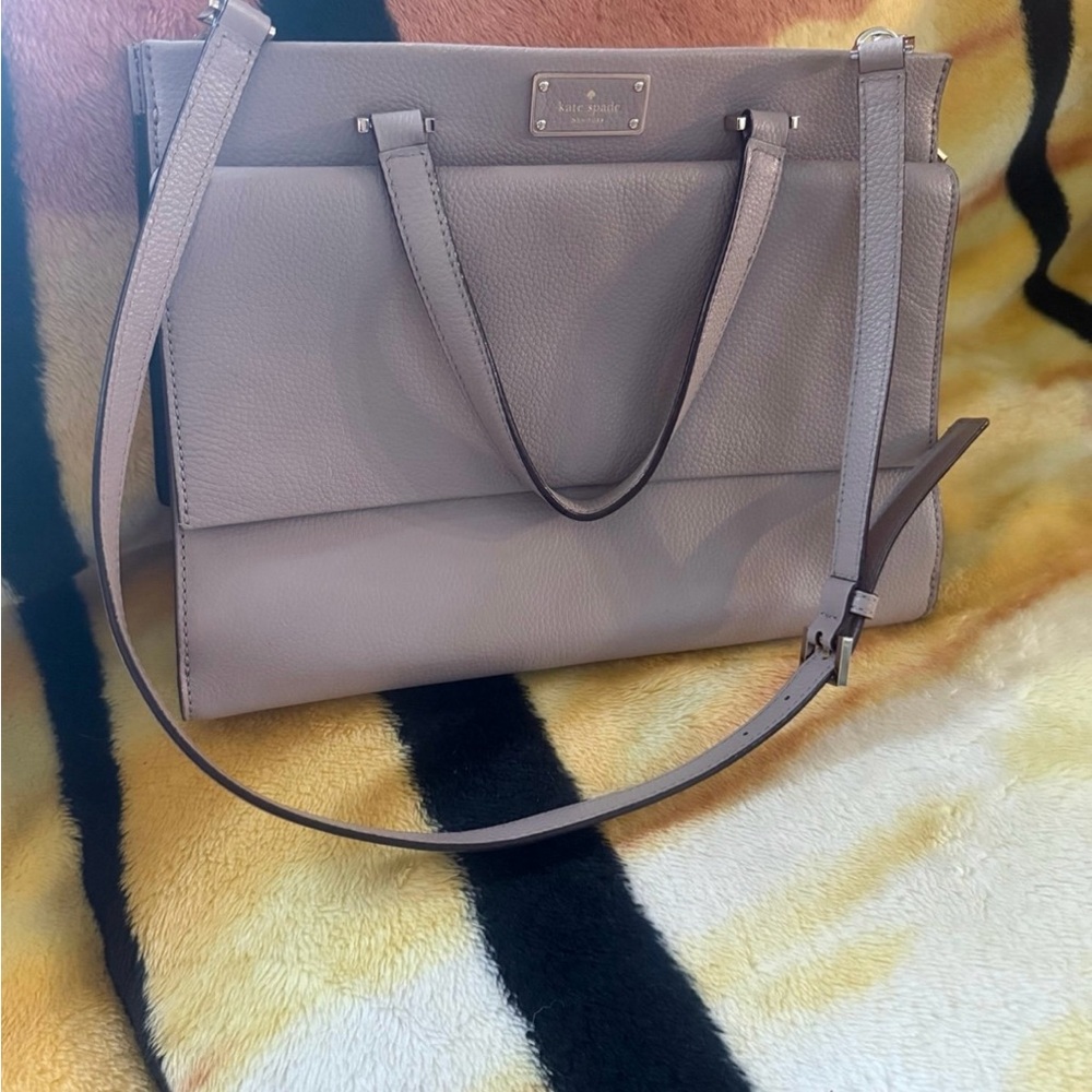 Kate Spade Taupe Leather Tote